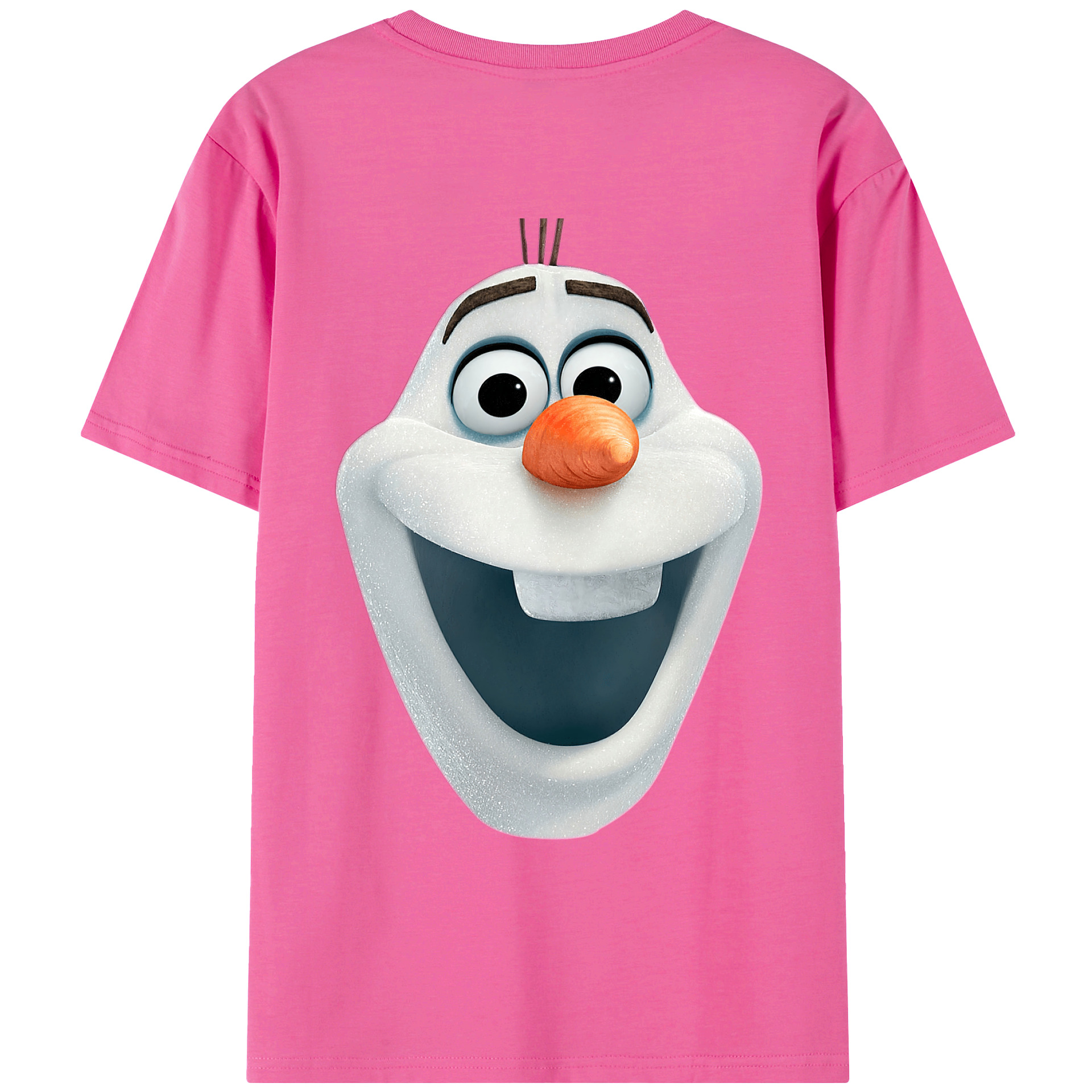 （画像用） アナと雪の女王 アンナ エルサ Frozen Anna Elsa レディース半袖Tシャツ(バックプリント)